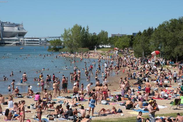 Photo de la plage Jean-Doré. Crédit Gilles Proulx.