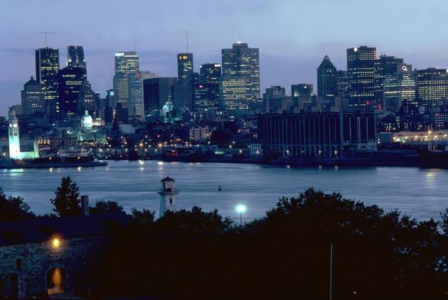 Picture from the Jacques-Cartier Bridge.