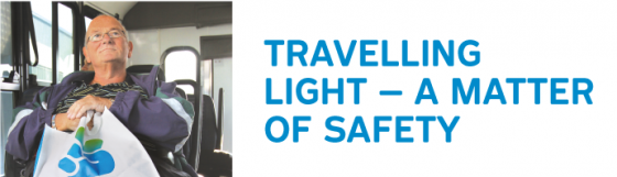 Travelling light – a matter of safety