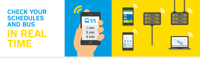 Check your schedules ans bus in real time