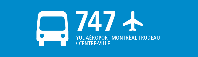 747 aéroport YUL Montréal-Trudeau / Centre-ville