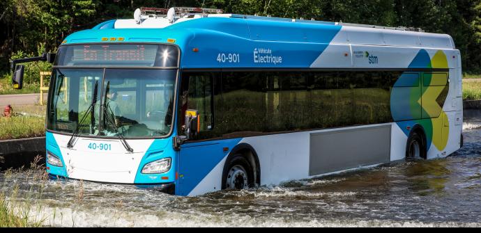 La STM continue de mettre à l’épreuve son bus électrique à grande autonomie