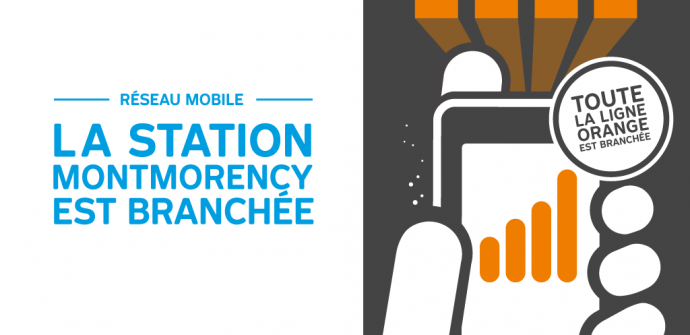 Réseau mobile dans le métro : la ligne orange est maintenant branchée au complet!