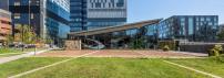 The end of work at Champ-de-Mars station: Working elevators, a green roof and new artwork