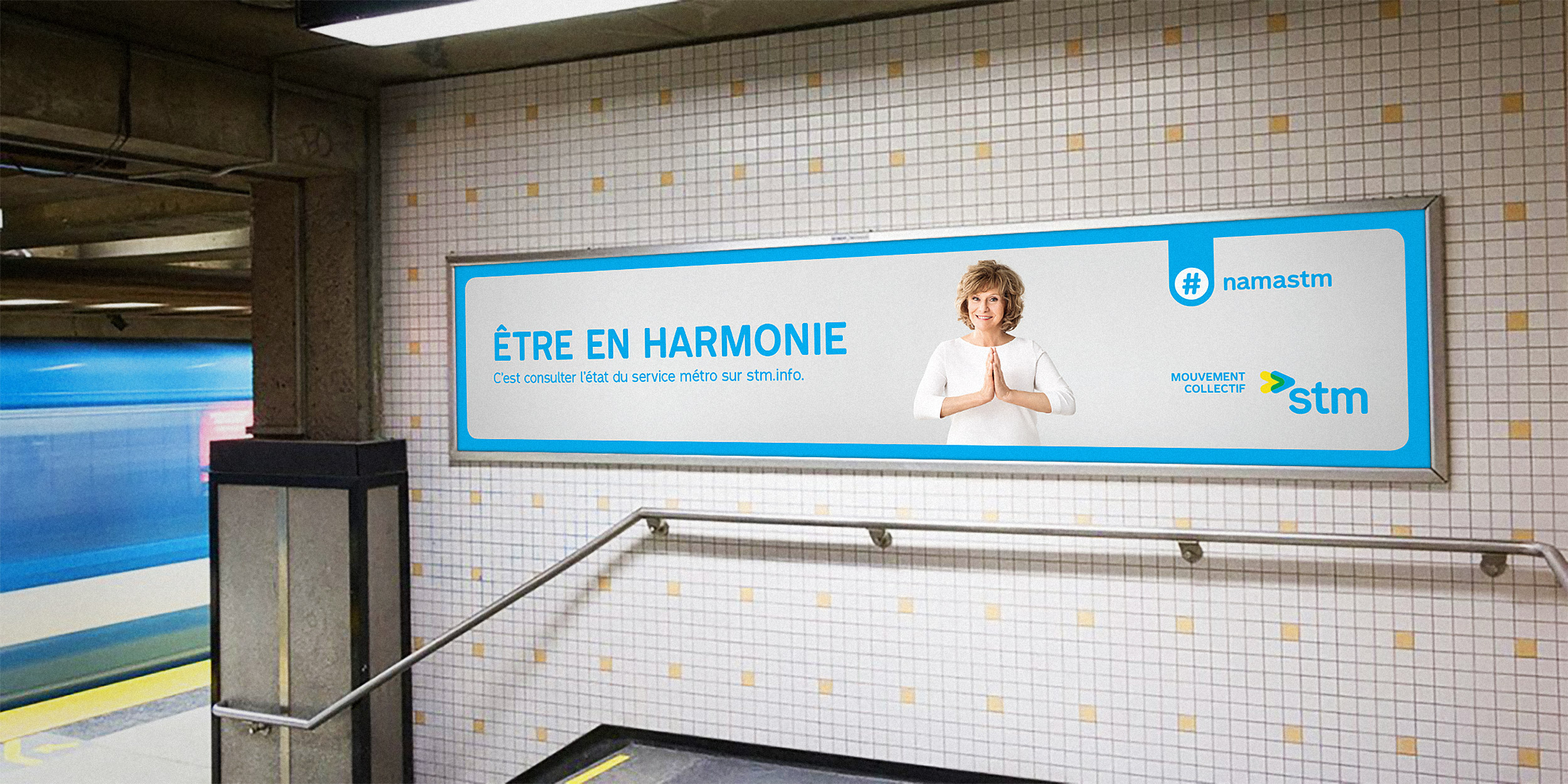 Namastm A New Campaign To Improve Your Metro Experience Societe De Transport De Montreal