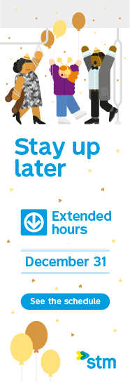 Stay up later extended hours December 31 see the schedule