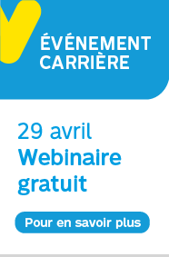 Événement carrière 29 avril webinaire gratuit. Pour en savoir plus