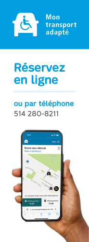 Mon transport adapté - Réservez en ligne