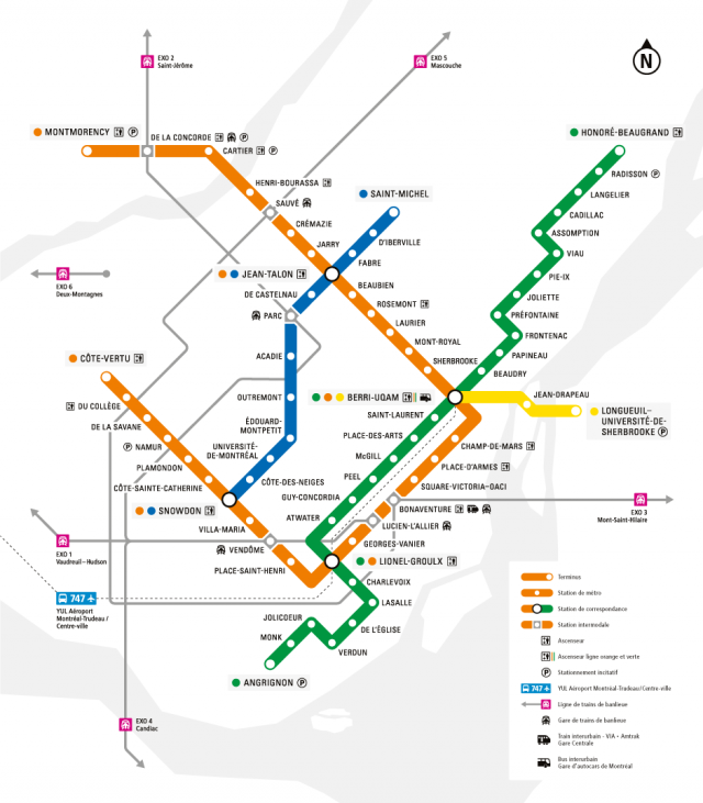 Acces Au Metro Par Ascenseur Societe De Transport De Montreal