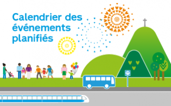 Calendrier des événements planifiés