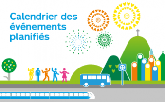 Calendrier des événements planifiés