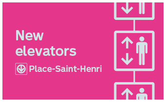 New elevators Place-Saint-Henri